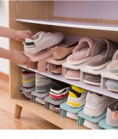 時尚活動鞋架（＄50 3套）3 sets Space Saving shoe rack