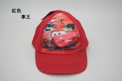 小童迪士尼圖案帽（車王紅色）（原價＄50 特價：＄21)