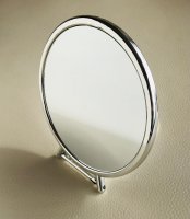 COSMETIC MIRROR HIGH GLASS CHROME PLATED