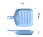 烘焙方型碟配手柄