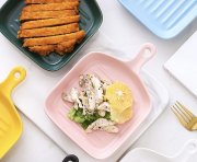 烘焙方型碟配手柄