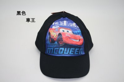 小童迪士尼圖案帽（黑色車王）（原價＄50 特價：＄21)