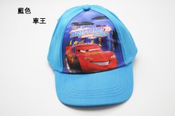 小童迪士尼圖案帽（藍色車王）（原價＄50 特價：＄21)