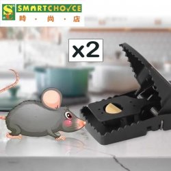 套2強力老鼠夾 (安全且可重複使用)