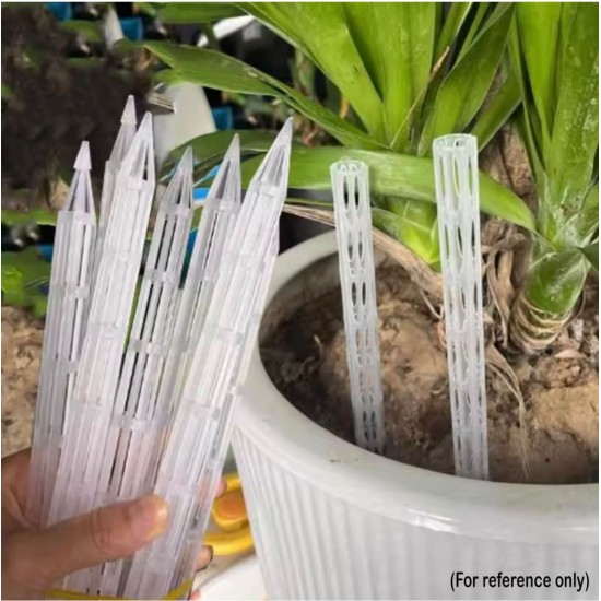 3條植物根部通風管（盆栽盆栽施肥塑膠管）