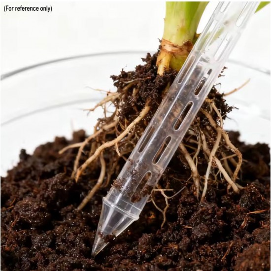 3條植物根部通風管（盆栽盆栽施肥塑膠管）