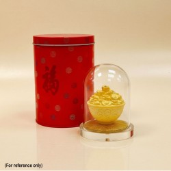 (錢碗）金色風水擺飾（約140公克）